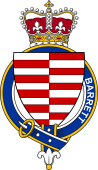 Families of Britain Coat of Arms Badge for: Barrett (Ireland)