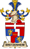 Republic of Austria Coat of Arms for Bretzenheim