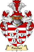 English Coat of Arms (v.23) for the family Porcher