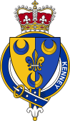 Families of Britain Coat of Arms Badge for: Kenney or Kenny (Ireland)