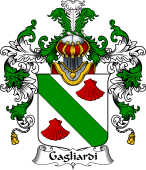 Italian Family Coat of Arms (v.25b) Gagliardi