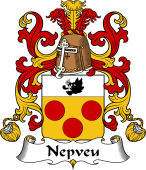 Coat of Arms from France for Nepveu