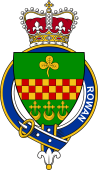 Families of Britain Coat of Arms Badge for: Rowan (Ireland)