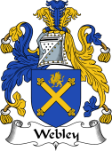 English Coat of Arms for the family Webley
