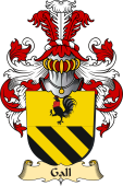 v.23 Coat of Family Arms from Germany for Gall
