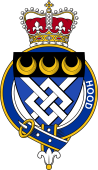 Families of Britain Coat of Arms Badge for: Hood (England)