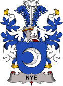 Coat of arms used by the Danish family Nye