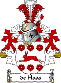 Dutch Coat of Arms for de Haas