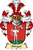 v.23 Coat of Family Arms from Germany for Stingel