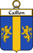 French Coat of Arms Badge for Caillon