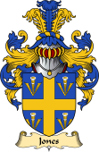 English Coat of Arms (v.23) for the family Jones II