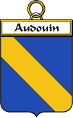 French Coat of Arms Badge for Audouin