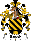 German Wappen Coat of Arms for Bertsch
