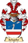 v.23 Coat of Family Arms from Germany for Schopfer