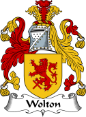 English Coat of Arms for the family Wolton