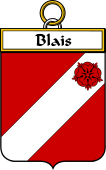 French Coat of Arms Badge for Blais