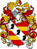 English or Welsh Coat of Arms for Godden (Leyborn-Castle, Kent)
