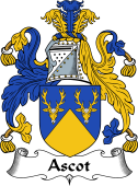 English Coat of Arms for the family Ascot