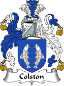 English Coat of Arms for the family Colston