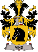 Danish Coat of Arms for Vind or Wind