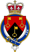 Families of Britain Coat of Arms Badge for: Key or Keyes (Ireland)