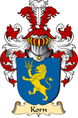 v.23 Coat of Family Arms from Germany for Korn