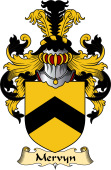Irish Family Coat of Arms (v.23) for Mervyn