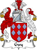 English Coat of Arms for the family Guise or Guy