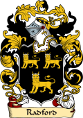 English or Welsh Family Coat of Arms (v.23) for Radford (Devonshire)