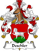 German Wappen Coat of Arms for Deschler