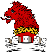 Family crest from Ireland for Pack (Dean of Ossory)
