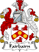 English Coat of Arms for Fairbairn or Fairburn I
