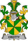 Irish Coat of Arms for Crotty or O'Crotty