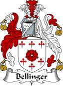 English Coat of Arms for the family Bellinger