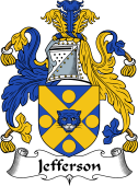English Coat of Arms for the family Jefferson