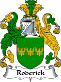 English Coat of Arms for the family Roderick