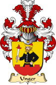v.23 Coat of Family Arms from Germany for Unger