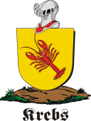 German shield on a mount for Krebs