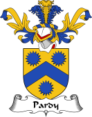 Coat of Arms from Scotland for Pardy