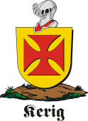 German shield on a mount for Kerig