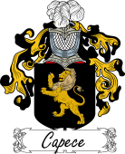 Araldica Italiana Coat of arms used by the Italian family Capece