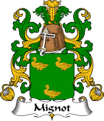 Coat of Arms from France for Mignot