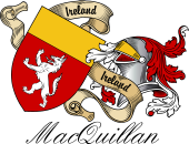 Sept (Clan) Coat of Arms from Ireland for MacQuillan