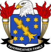 Coat of arms used by the Fayerweather family in the United States of America