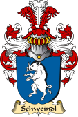 v.23 Coat of Family Arms from Germany for Schweindl