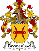 German Wappen Coat of Arms for Breidenbach