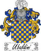 Araldica Italiana Coat of arms used by the Italian family Ubaldini