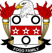Coat of arms used by the Fogg family in the United States of America