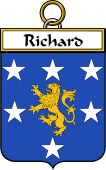 French Coat of Arms Badge for Richard