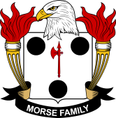 Coat of arms used by the Morse family in the United States of America